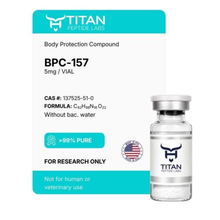 BPC-157 5mg - For Research Only - Titan Peptide Labs