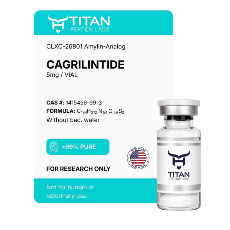 Cagrilintide 5mg - For Research Only - Titan Peptide Labs