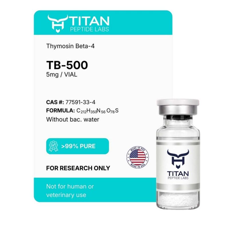 TB-500 5mg - For Research Only - Titan Peptide Labs